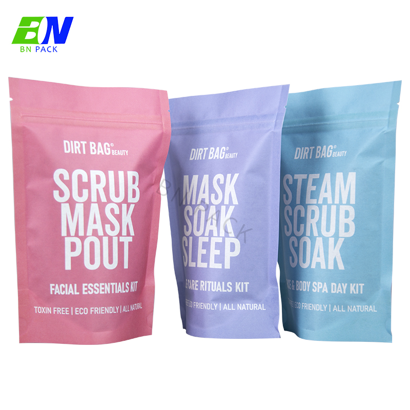 Beg Pembungkusan Kompos Stand Up Pouch Beg Kopi Kitar Semula Pembungkusan Kompos