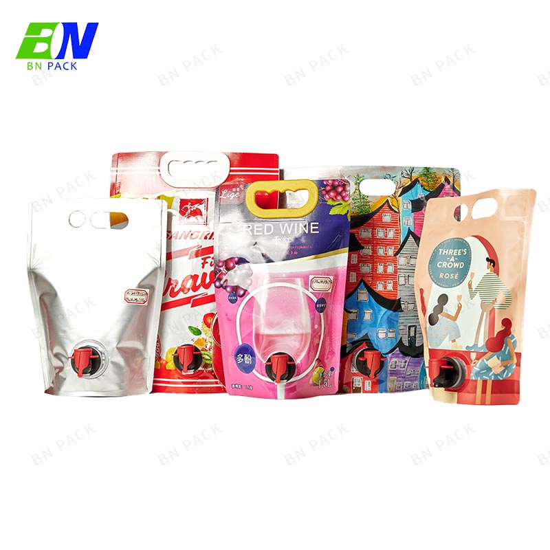 Beg Dalam Kotak Beg Cecair Aluminium Bib Beg Wain Beg Dalam Kotak 1L,5L,10L