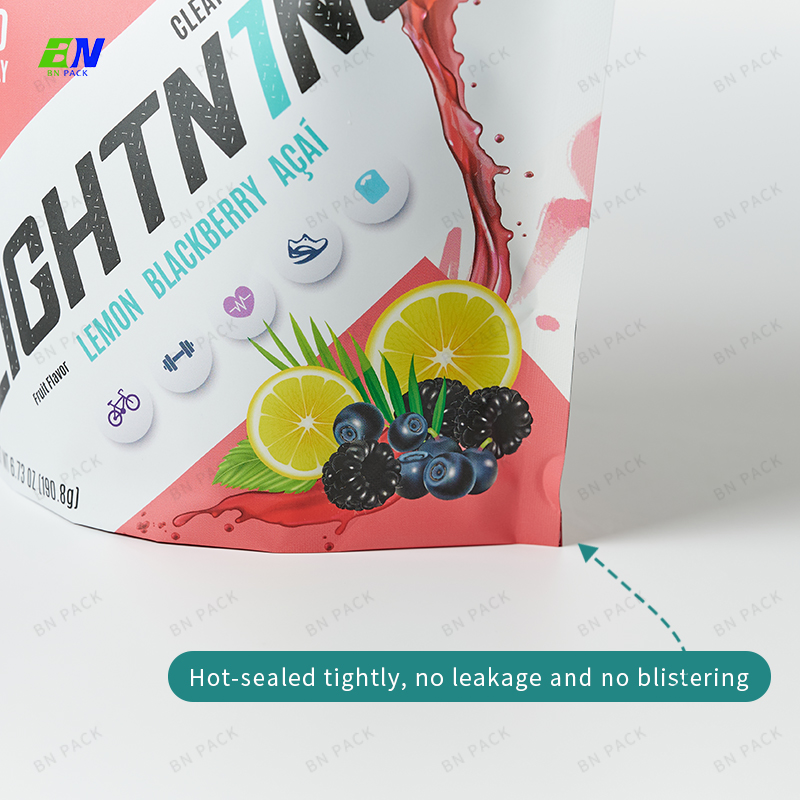 Beg Plastik PLA PE PET Pembungkusan Beg Pembungkusan Pouch Berdiri Untuk Makanan