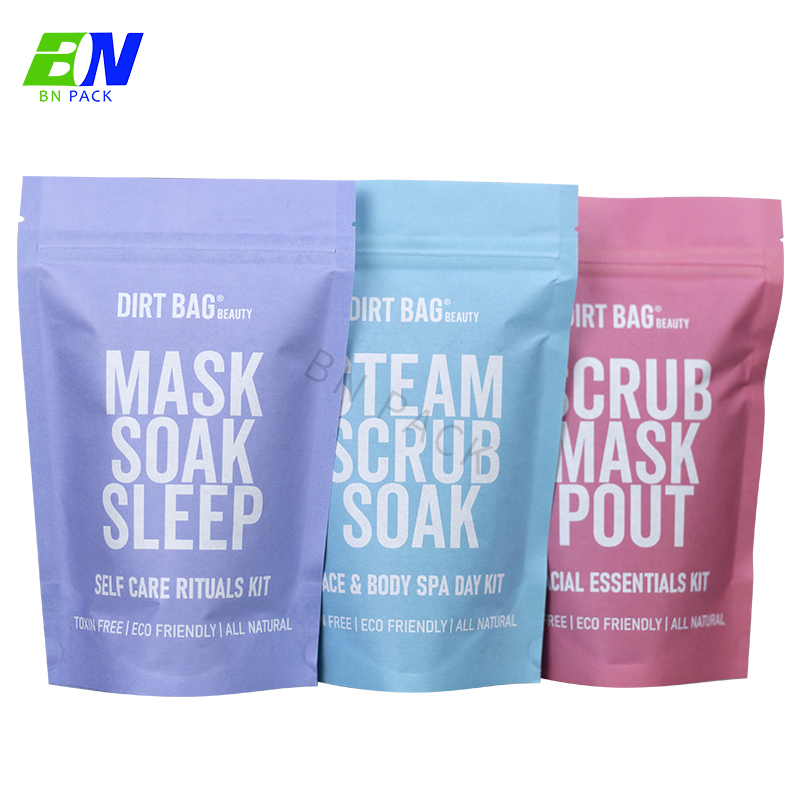 Beg Pembungkusan Kompos Stand Up Pouch Beg Kopi Kitar Semula Pembungkusan Kompos