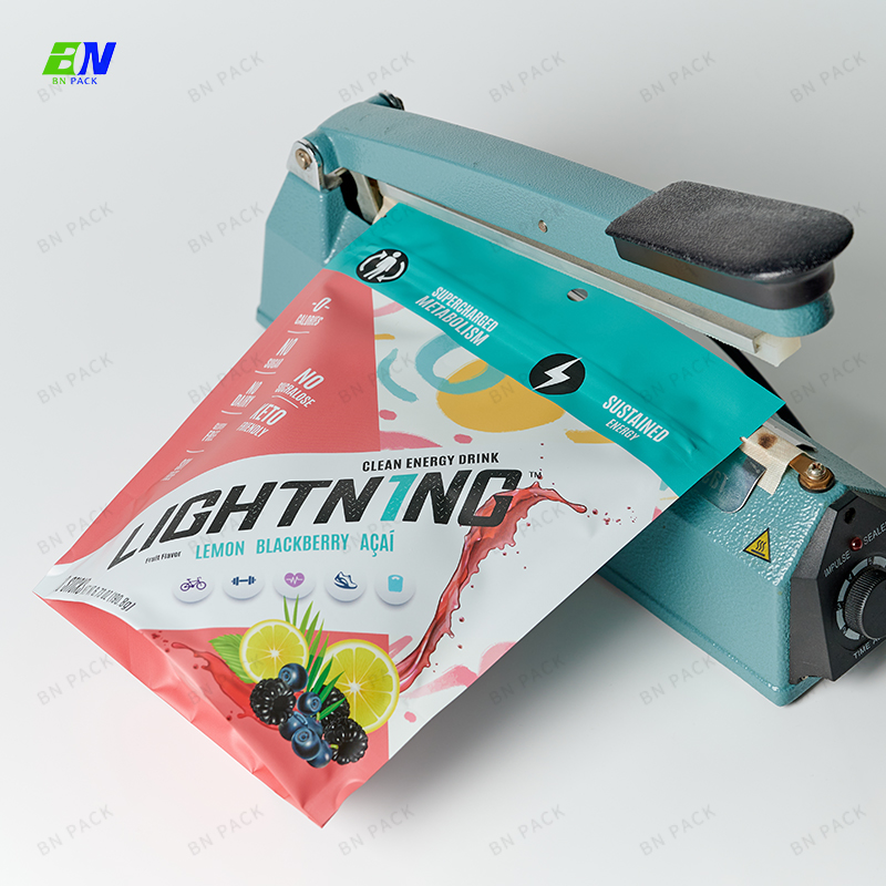 Beg Plastik PLA PE PET Pembungkusan Beg Pembungkusan Pouch Berdiri Untuk Makanan