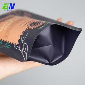 Beg Berdiri Makanan 250g 500g Stand Up Tea Coffee yang Disesuaikan dengan Tingkap