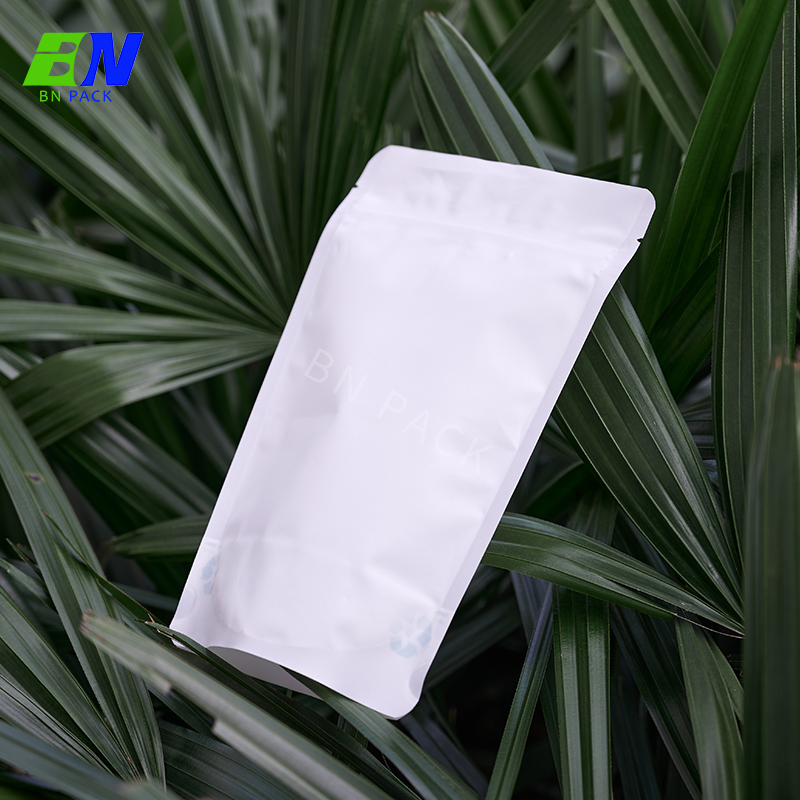 Beg Boleh Kitar Semula Mylar Logo Tersuai Boleh Ditutup Semula Pouch Pembungkusan Boleh Dikitar Semula